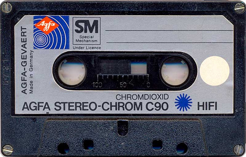 Compact Cassette AGFA Stereochrom 90 Type II Chrome 1978 Europe