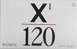 Compact Cassette Sony XI 120 Type I Normal 1992 Japan