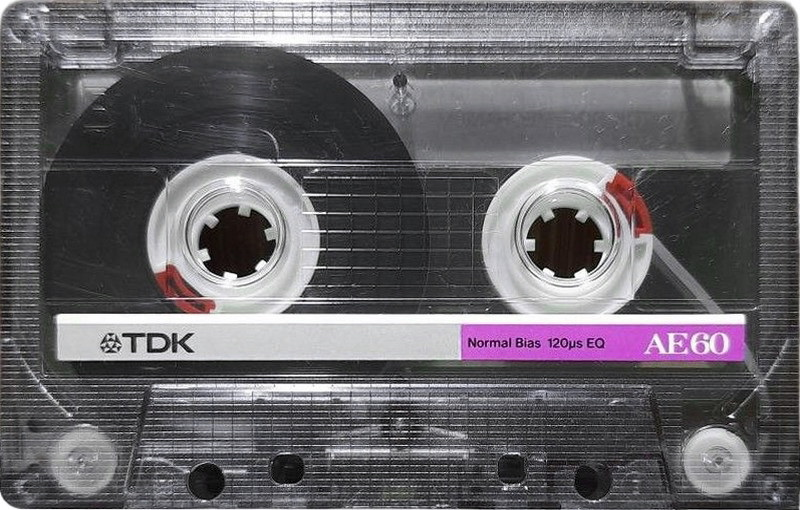 Compact Cassette TDK AE 60 "AE-60" Type I Normal 1987 Japan