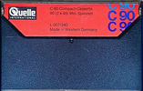Compact Cassette Universum 90 "Low Noise I" Type I Normal 1981 Europe