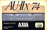 Compact Cassette AXIA AU-IIx 74 "AU-2X 74" Type II Chrome 1991 Japan