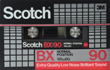 Compact Cassette Scotch BX 90 Type I Normal 1982 Japan
