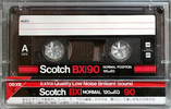Compact Cassette Scotch BX 90 Type I Normal 1982 Japan