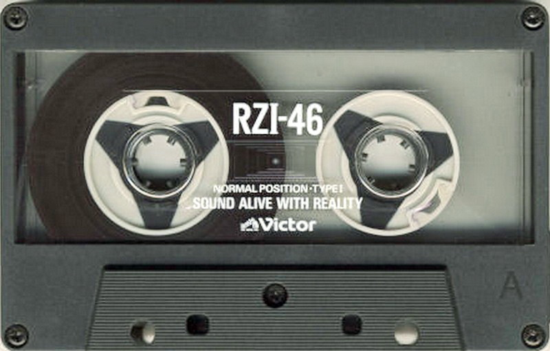 Compact Cassette Victor RZI 46 "RZ1-46" Type I Normal 1989 Japan