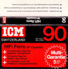 Compact Cassette ICM HIFI Ferro 90 "SF-Cassette" Type I Normal 1982 Europe