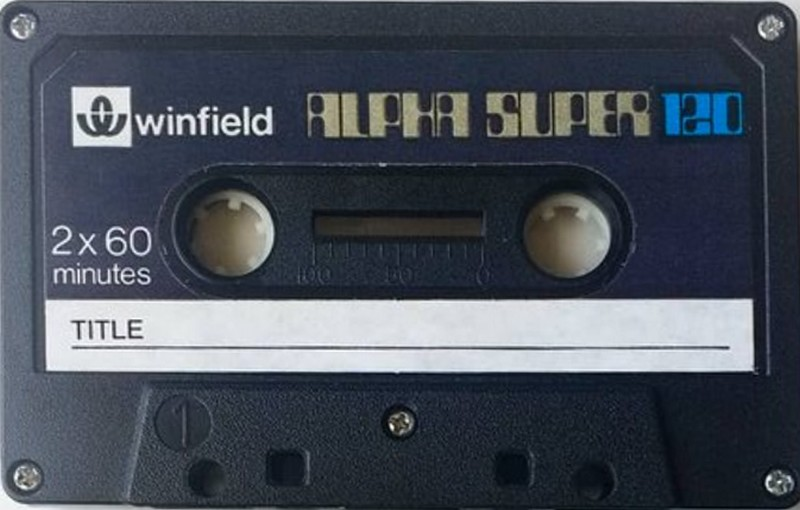 Compact Cassette Winfield Alpha Super 120 Type I Normal 1978 UK