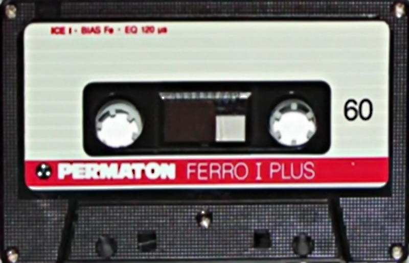 Compact Cassette Permaton Ferro I Plus 60 Type I Normal 1980 Germany