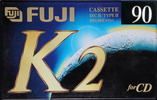 Compact Cassette Fuji K2 90 Type II Chrome 1995 Europe