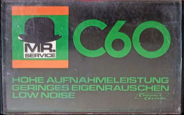 Compact Cassette Mr. Service 60 Type I Normal Europe
