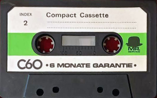 Compact Cassette Mr. Service 60 Type I Normal Europe