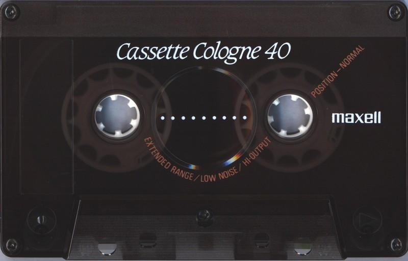 Compact Cassette Maxell Cologne 40 Type I Normal 1988 Japan