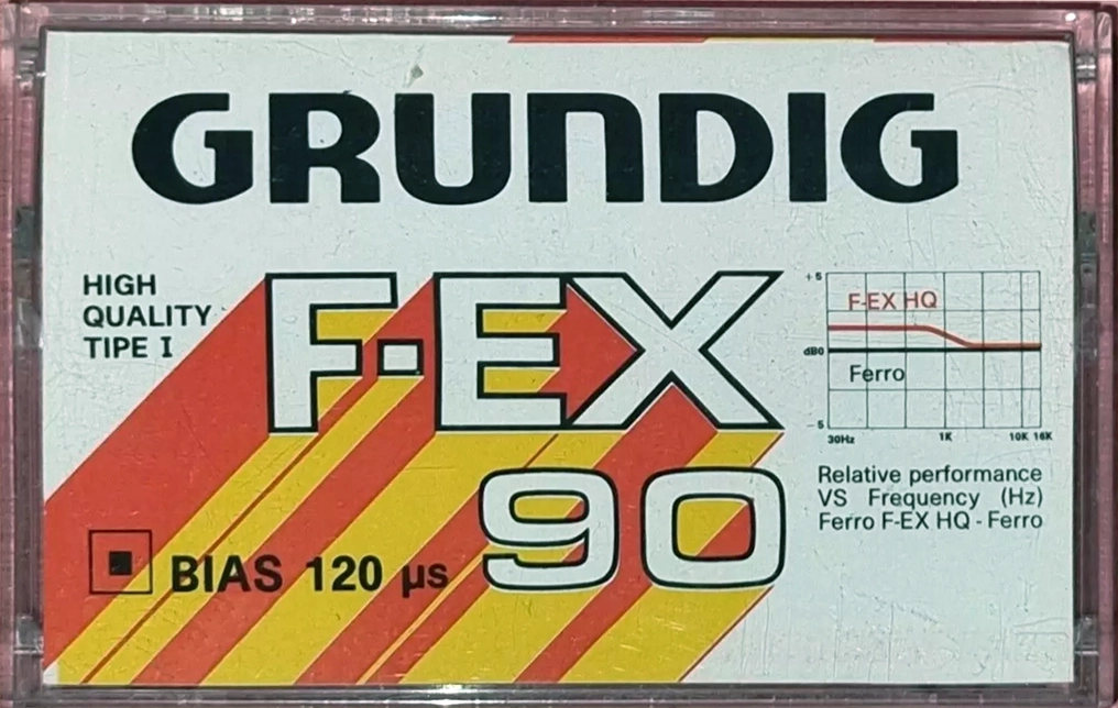Compact Cassette Grundig F-EX 90 Type I Normal 1980 Unknown Country