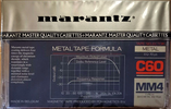 Compact Cassette Marantz MM4 60 Type IV Metal 1983 Europe