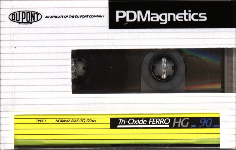 Compact Cassette PDM Tri-Oxide Ferro 90 "HG" Type I Normal 1983 Europe