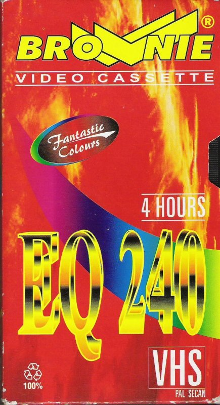 VHS, Video Home System Brownie EQ 240 Type II Chrome 2004 East Europe