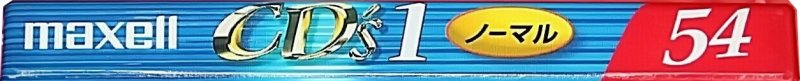 Compact Cassette Maxell CD`s I / CD`s 1 54 "CDS1-54M" Type I Normal 1999 Japan