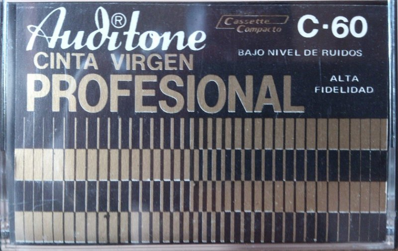 Compact Cassette Auditone 60 Type I Normal Argentina