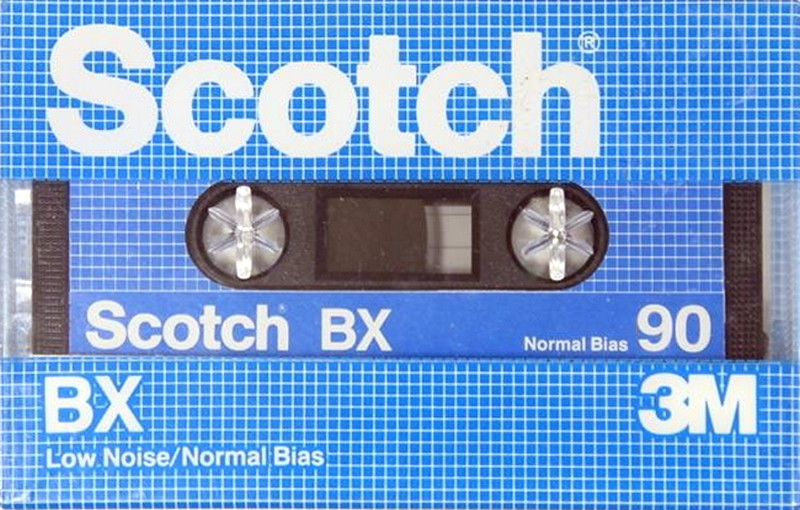 Compact Cassette Scotch BX 90 Type I Normal 1982 Europe