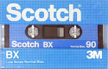 Compact Cassette Scotch BX 90 Type I Normal 1982 Europe