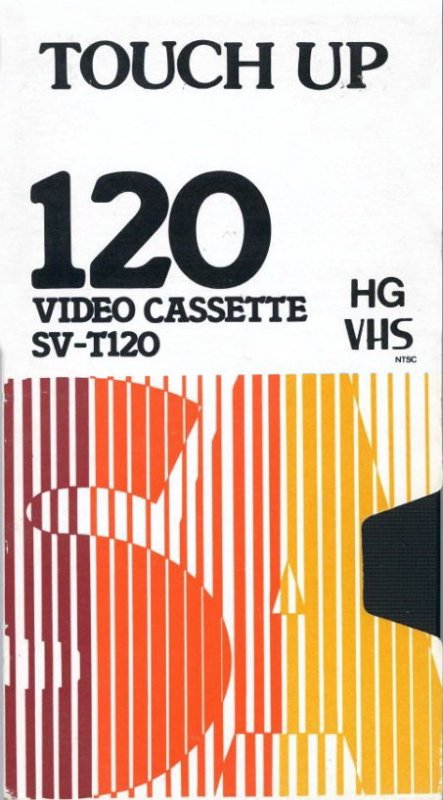 VHS, Video Home System Touch Up 120 "SV-T120" Type I Normal USA