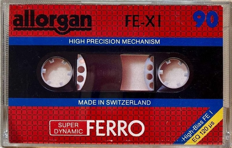 Compact Cassette Allorgan FE XI 90 Type I Normal 1987 Europe