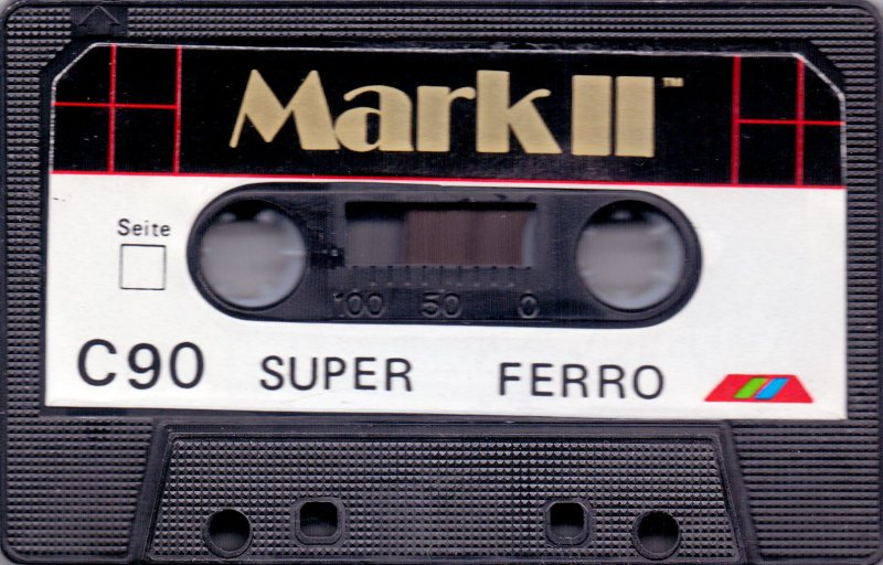 Compact Cassette Mark II Super Ferro 90 Type I Normal 1985 Germany