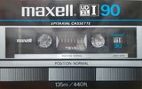 Compact Cassette Maxell XLI 90 Type I Normal 1982 USA