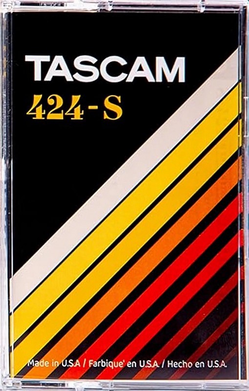 Compact Cassette Tascam 424 60 "424-S" Type II Chrome 2022 Worldwide