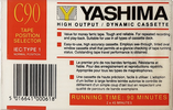 Compact Cassette Yashima 90 Type I Normal 1993 Europe