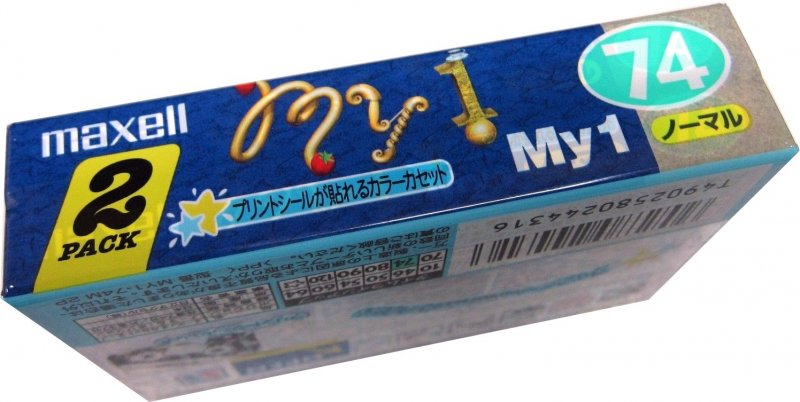 2 pack Maxell My1 74 "MY1-74M 2P" Type I Normal 1999 Japan