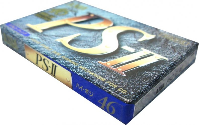 Compact Cassette AXIA PS-II / PS-2 46 "PS2 C 46" Type II Chrome 1992 Japan