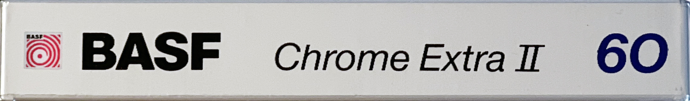 Compact Cassette BASF Chrome Extra II 60 "F 30029" Type II Chrome 1988 Europe