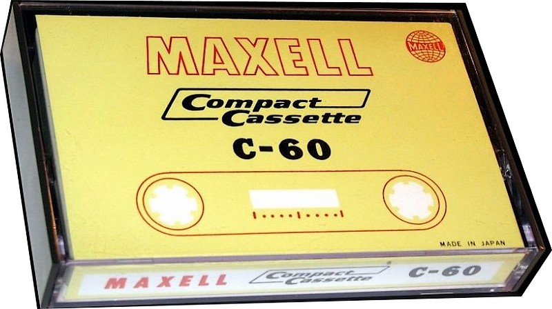 Compact Cassette Maxell 60 Type I Normal 1967 Worldwide