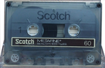 Compact Cassette Scotch Metafine 60 Type IV Metal 1981 USA