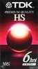 VHS, Video Home System TDK HS 120 "T-120HSBH" Type I Normal North America