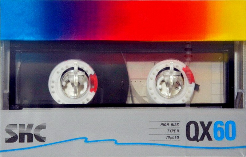 Compact Cassette SKC QX 60 Type II Chrome 1990 USA