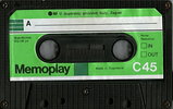 Compact Cassette Memoplay 45 Type I Normal Yugoslavia
