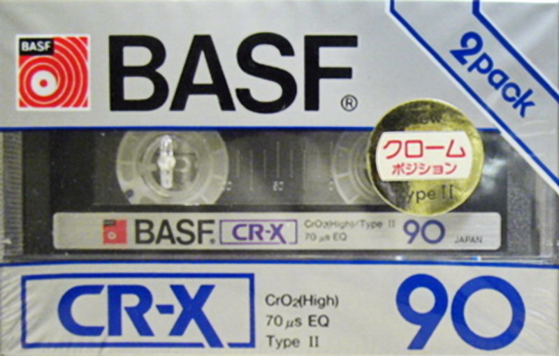 2 pack BASF CR-X 90 Type II Chrome 1982 Japan