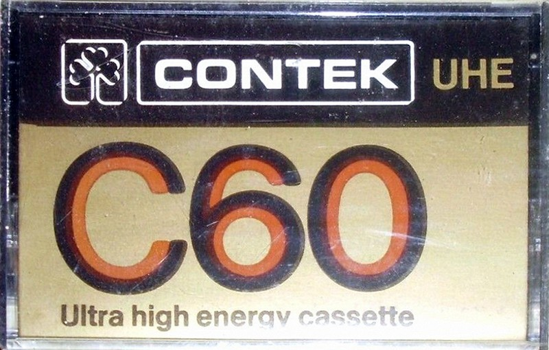Compact Cassette Contek UHE 60 Type I Normal Europe