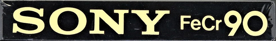 Compact Cassette Sony FeCr 90 Type III Ferro Chrome 1978 North America