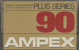 Compact Cassette Ampex Plus Series 90 Type I Normal 1978 Mexico