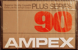 Compact Cassette Ampex Plus Series 90 Type I Normal 1978 Mexico