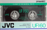 Compact Cassette JVC UFI 60 "Dynarec" Type I Normal 1988 North America