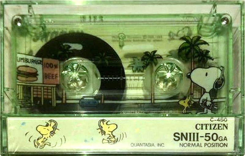 Compact Cassette Citizen Snoopy SN III 50 "SNIII-50GA" Type I Normal 1985 Japan