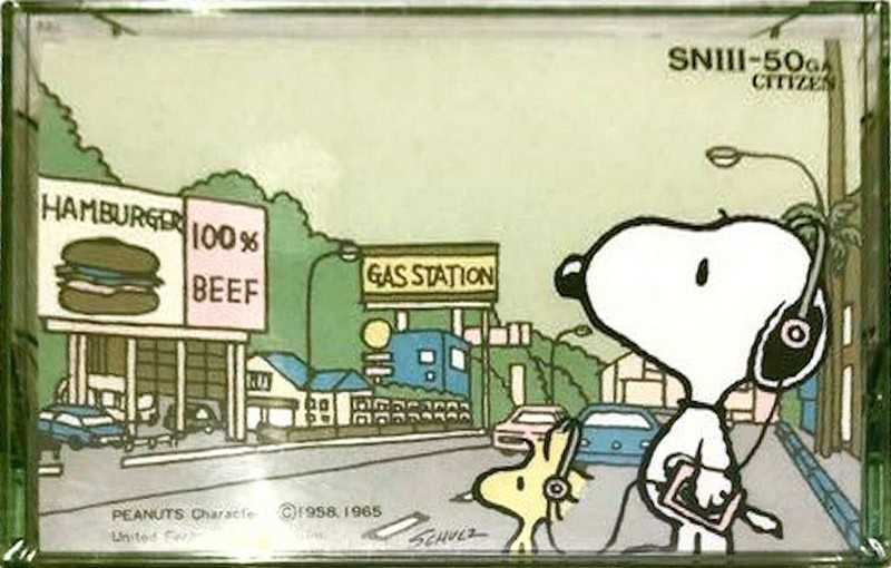 Compact Cassette Citizen Snoopy SN III 50 "SNIII-50GA" Type I Normal 1985 Japan