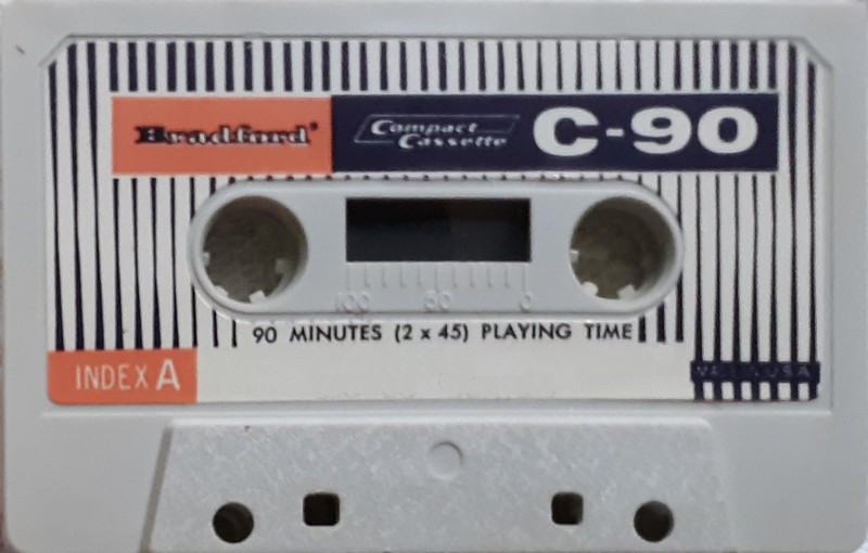 Compact Cassette Bradford 90 "Grants" Type I Normal USA