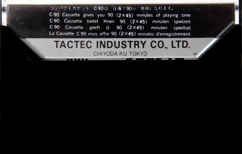 Compact Cassette Tactec 90 Type I Normal Japan