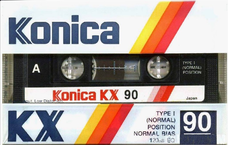 Compact Cassette Konica KX 90 Type I Normal 1987 Europe