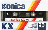 Compact Cassette Konica KX 90 Type I Normal 1987 Europe