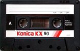 Compact Cassette Konica KX 90 Type I Normal 1987 Europe